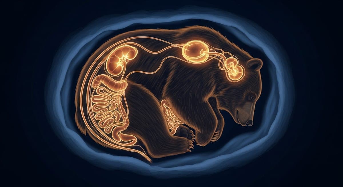 クマの腎機能と窒素リサイクル — 冬眠中に尿毒症にならない生理学 — 記事ヒーロー画像