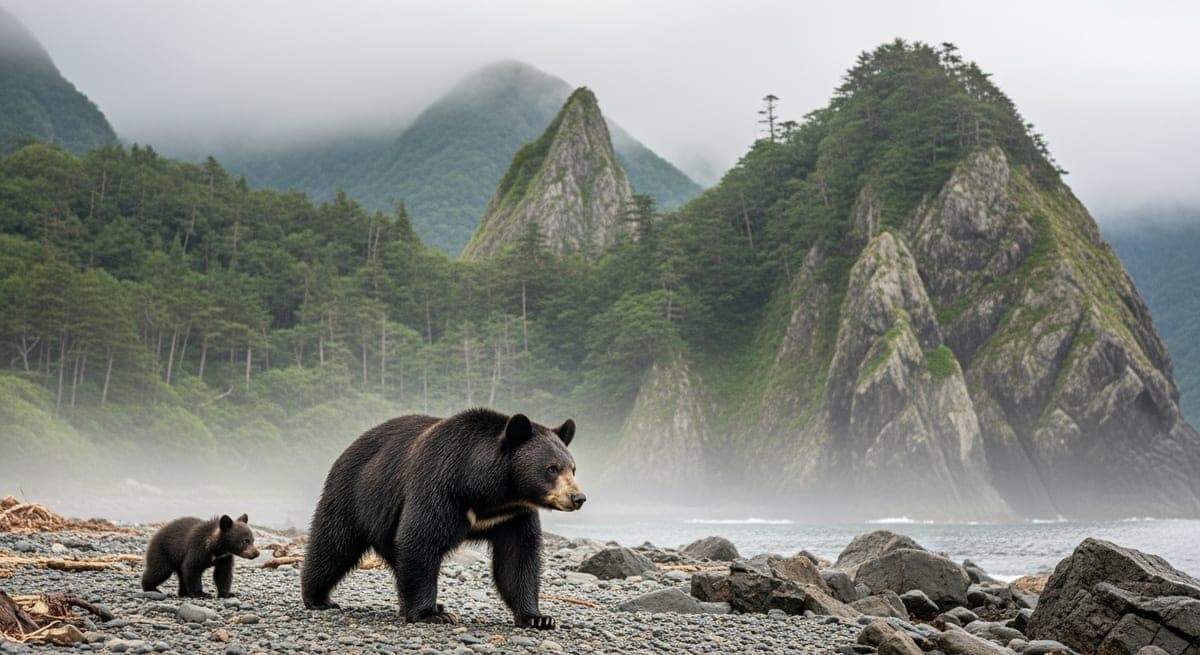 クマ研究ダイジェスト Vol.33 — 人に慣れた母グマの息子は早死にする。知床 Shimozuru 2020 — 記事ヒーロー画像